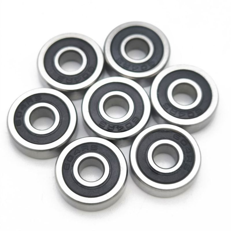 604RS Double Rubber Sealed Deep Groove Ball Bearings