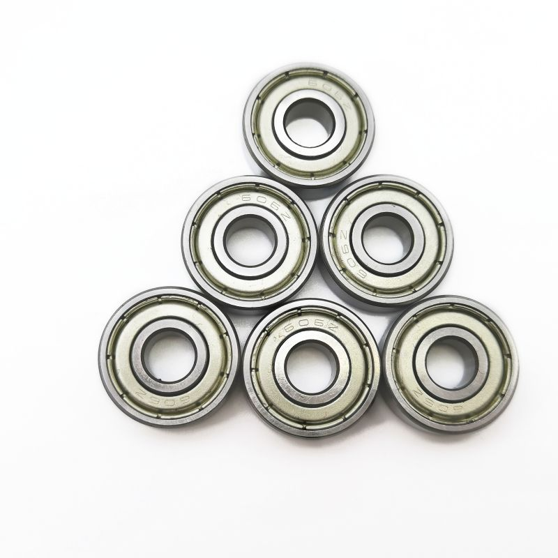 606Z Double Iron Sealed Deep Groove Ball Bearing