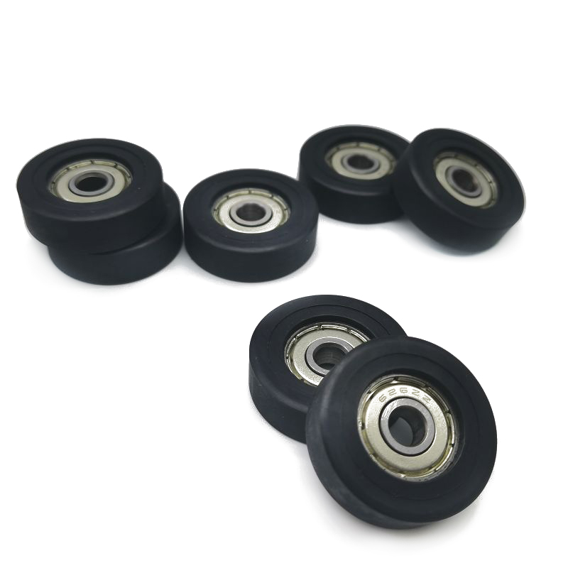 PU62630-9 626ZZ Wear Resistant Small Plastic Coated PU Deep Groove Ball Bearings