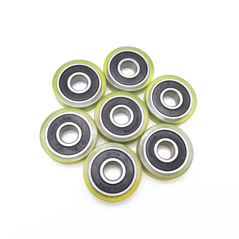 PU60826-7 608ZZ PU Coated Deep Groove Ball Bearings for Motorcycles